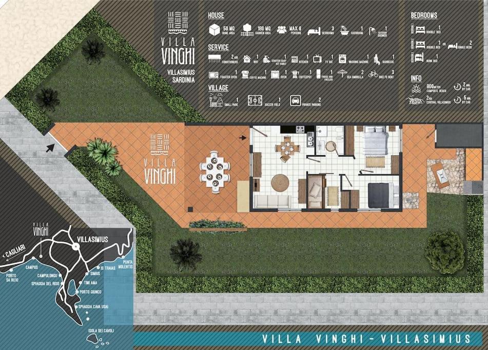 Villa Vinghi - Villasimius Esterno foto